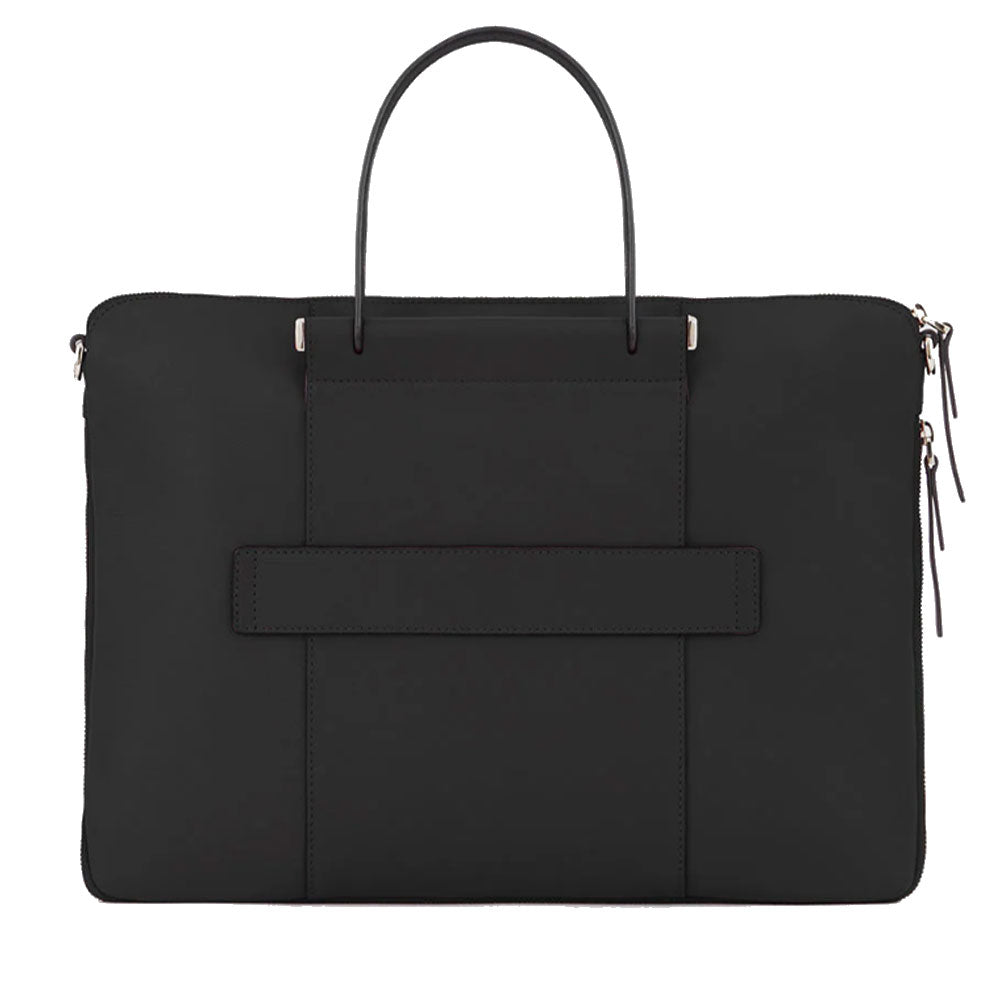 PIQUADRO Damen Arbeitstasche Circle Line aus schwarzem Leder - CA4021W92 