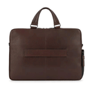 Cartella Due Manici Porta Pc 15"e iPad con Tracolla PIQUADRO in Pelle Testa Moro Linea Harper - CA4027AP
