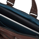 Cartella Due Manici Porta Pc 15"e iPad con Tracolla PIQUADRO in Pelle Testa Moro Linea Harper - CA4027AP