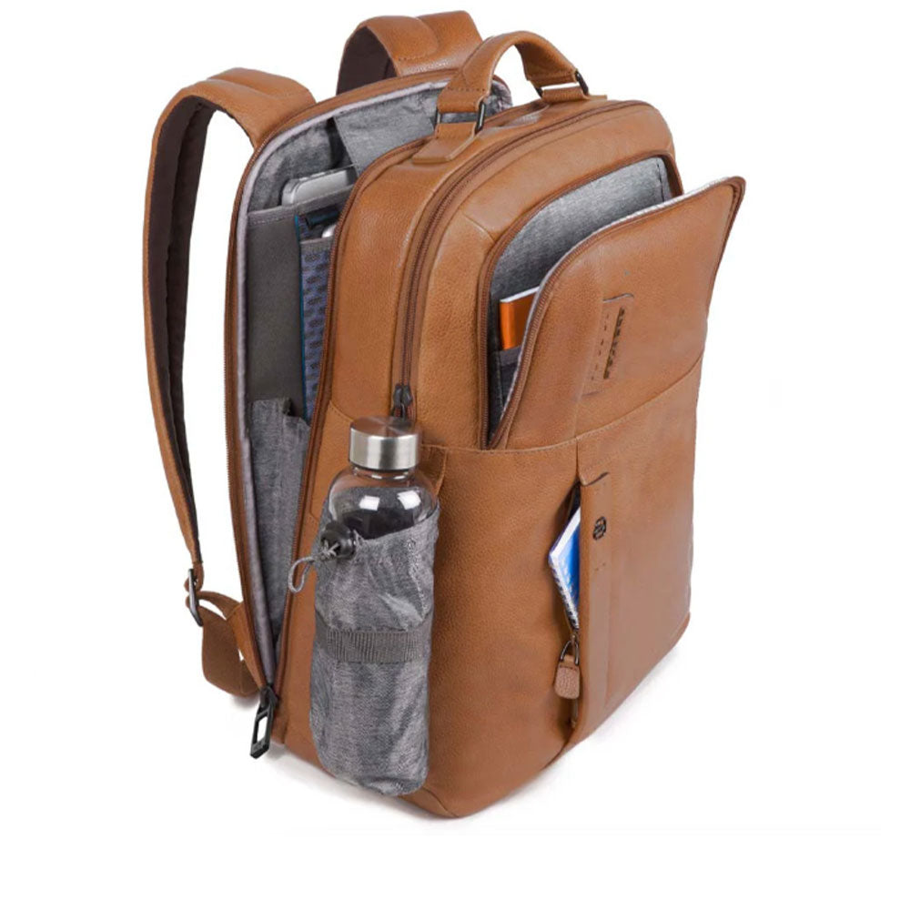 Zaino Porta Pc 15.6" e iPad PIQUADRO linea P15 in Pelle Blu - CA4174P15S