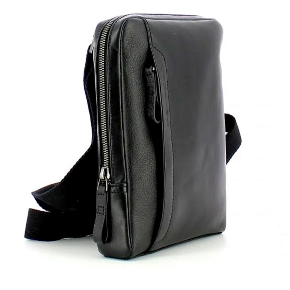 Borsello Uomo PIQUADRO in Pelle Nera Linea Pan - CA4263S94