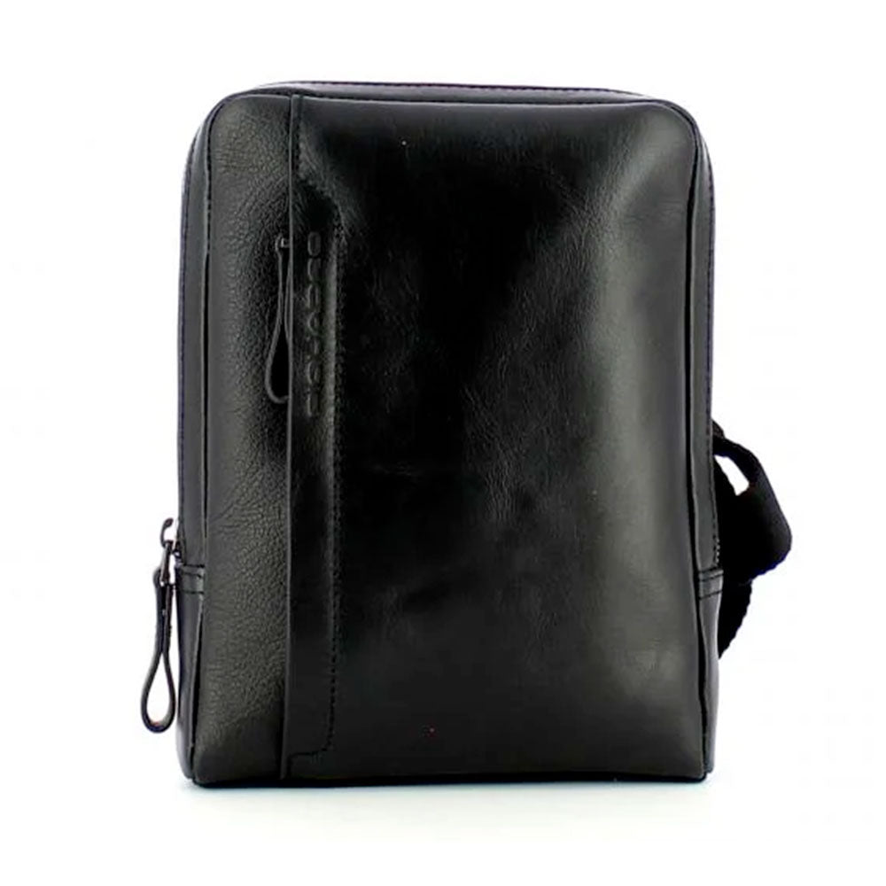 Borsello Uomo PIQUADRO in Pelle Nera Linea Pan - CA4263S94