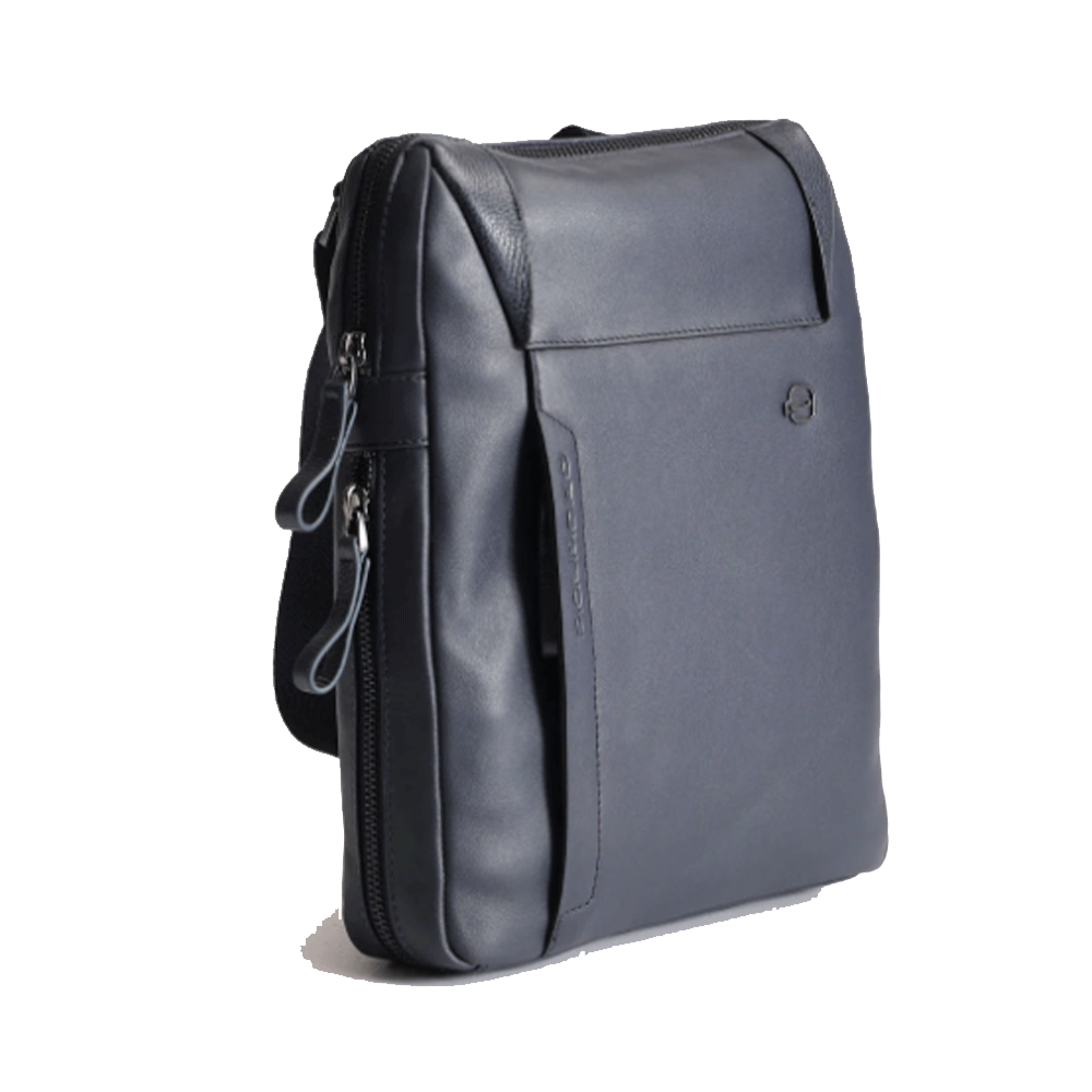 Borsello Uomo PIQUADRO in Pelle Blu Linea Pan - CA4306S94