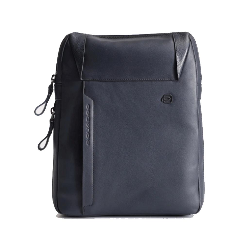 Borsello Uomo PIQUADRO in Pelle Blu Linea Pan - CA4306S94