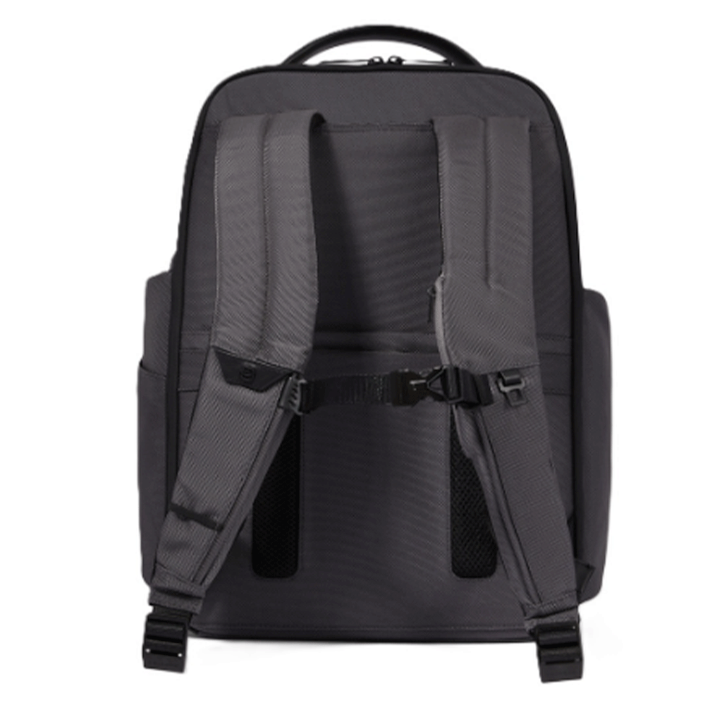 PIQUADRO Zaino Porta Pc 15,6" linea Brief Special in Tessuto e Pelle Colore Grigio - Nero  - CA4532BR2S