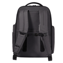 PIQUADRO Zaino Porta Pc 15,6" linea Brief Special in Tessuto e Pelle Colore Grigio - Nero  - CA4532BR2S