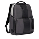 PIQUADRO Zaino Porta Pc 15,6" linea Brief Special in Tessuto e Pelle Colore Grigio - Nero  - CA4532BR2S