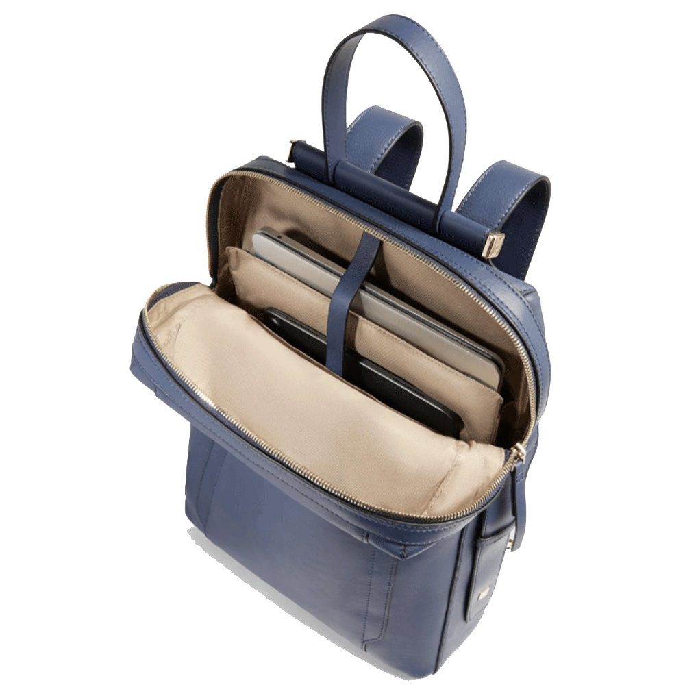 Zaino Donna PIQUADRO Porta Computer in Pelle Blu Linea Circle - CA4576W92