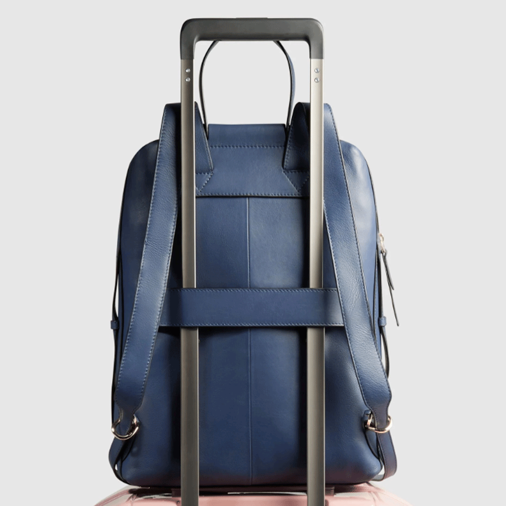 Zaino Donna PIQUADRO Porta Computer in Pelle Blu Linea Circle - CA4576W92