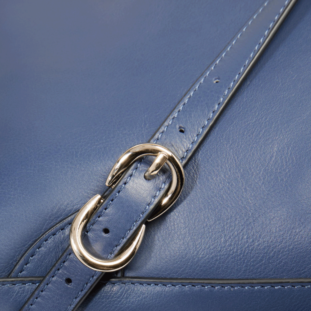Zaino Donna PIQUADRO Porta Computer in Pelle Blu Linea Circle - CA4576W92