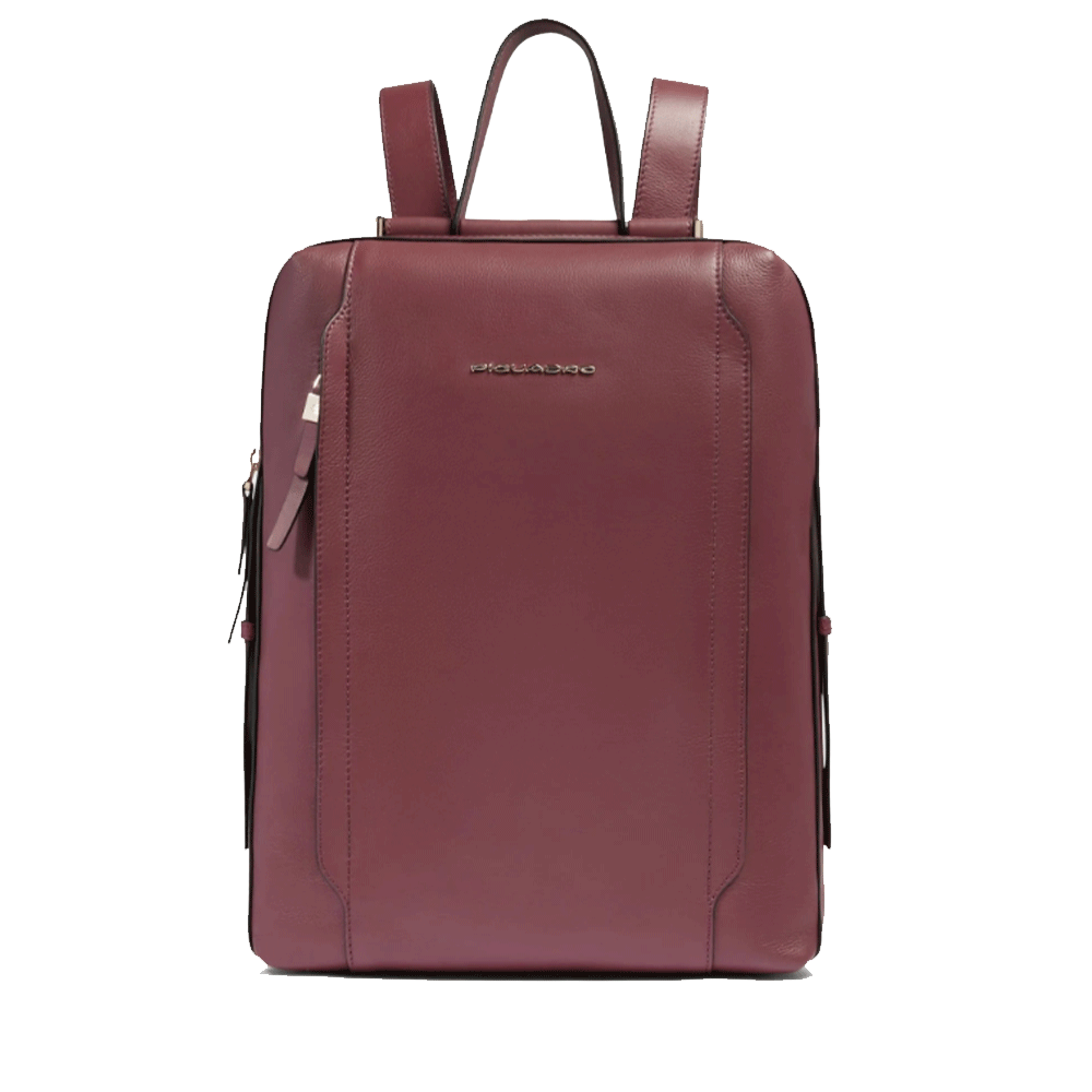 Zaino Donna PIQUADRO Porta Computer in Pelle Bordeaux Linea Circle - CA4576W92