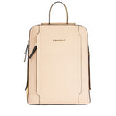 PIQUADRO Damen-Laptop-Rucksack aus Leder in Pink und Gelb Circle Line – CA4576W92