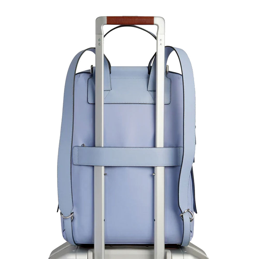 Zaino Donna PIQUADRO Porta Computer in Pelle e Tessuto Indaco Linea Circle - CA4576W92T