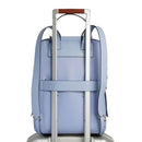 Zaino Donna PIQUADRO Porta Computer in Pelle e Tessuto Indaco Linea Circle - CA4576W92T