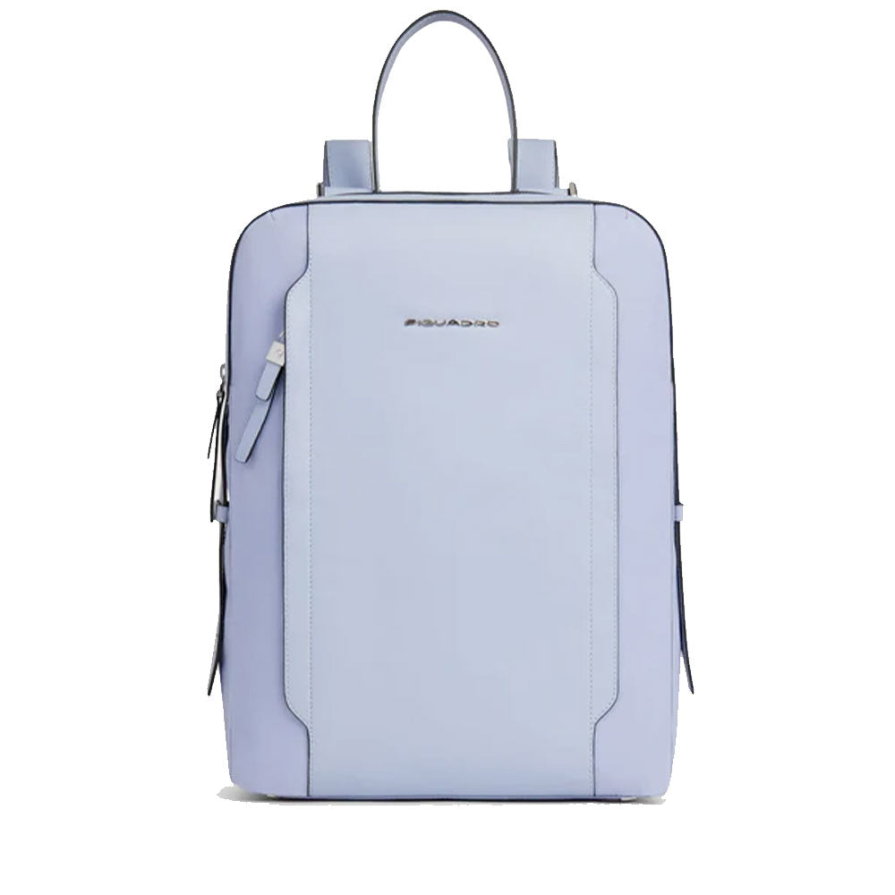 Zaino Donna PIQUADRO Porta Computer in Pelle e Tessuto Indaco Linea Circle - CA4576W92T