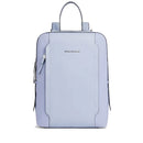 Zaino Donna PIQUADRO Porta Computer in Pelle e Tessuto Indaco Linea Circle - CA4576W92T