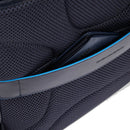 PIQUADRO 15,6" Laptop- und iPad®-Rucksack, Blue Square Line, Schwarzes Leder - CA4818B2V