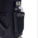 PIQUADRO 15,6" Laptop-Rucksack Brief Line aus blauem Stoff und Leder - CA4818BR2