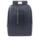 PIQUADRO 15,6" Laptop-Rucksack Urban Line aus blauem Leder - CA4818UB00