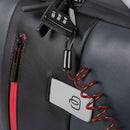 PIQUADRO 15.6" PC Rucksack Urban Line in Leder Farbe Grau - Schwarz - CA4818UB00