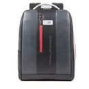 PIQUADRO 15.6" PC Rucksack Urban Line in Leder Farbe Grau - Schwarz - CA4818UB00