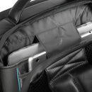 PIQUADRO 15,6" Laptop-Rucksack Urban Line aus schwarzem Leder - CA4818UB00