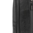 PIQUADRO 15,6" Laptop-Rucksack Urban Line aus schwarzem Leder - CA4818UB00