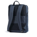 Zaino Uomo PIQUADRO in Pelle e Tessuto Blu Porta Pc 16" e iPad Linea Trakai - CA5525W109