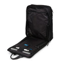 Zaino Uomo PIQUADRO in Pelle e Tessuto Nero Porta Pc 16" e iPad Linea Trakai - CA5525W109