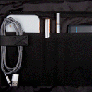 Cartella PIQUADRO in Tessuto e Pelle Colore Nero Porta Pc 14" e iPad Linea Trakai - CA5527W109