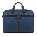 Cartella PIQUADRO in Tessuto e Pelle Blu Porta Pc 15,6" e iPad Linea Trakai - CA5528W109