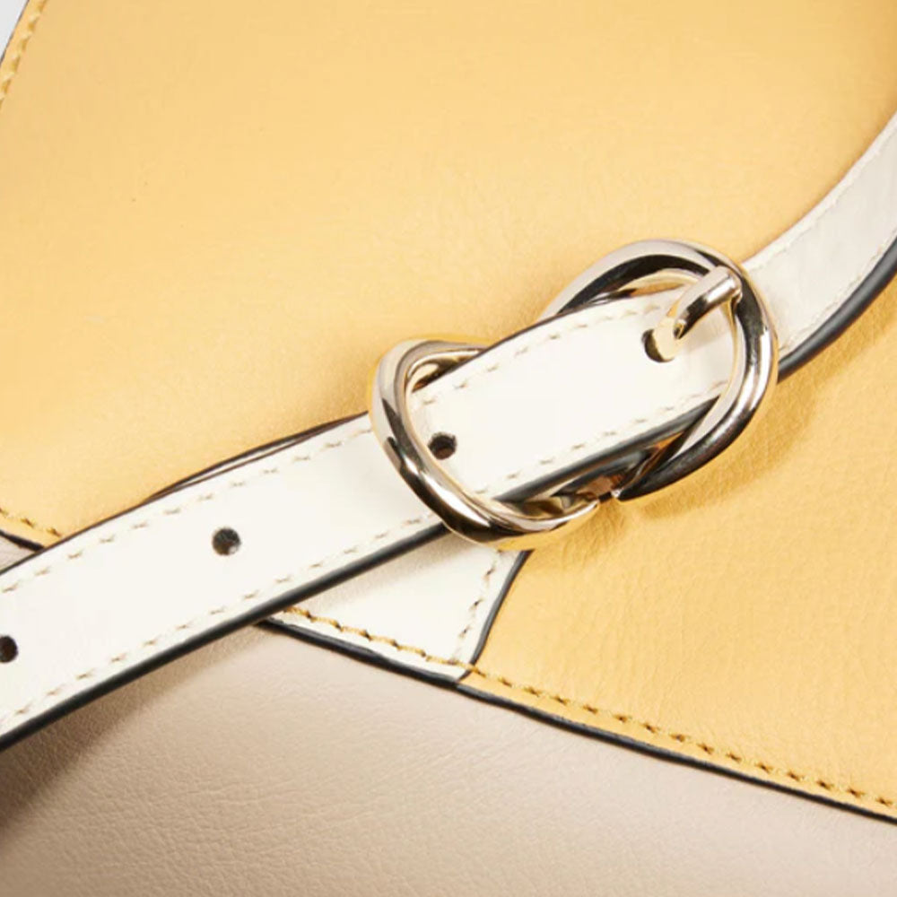 Zaino Donna Porta iPad PIQUADRO linea Circle in Pelle Colore Giallo - Beige - CA5566W92