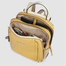 Zaino Donna Porta iPad PIQUADRO linea Circle in Pelle Colore Giallo - Beige - CA5566W92