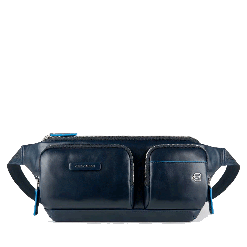 Marsupio Uomo PIQUADRO in Pelle Blu Linea Blue Square - CA5576B2V