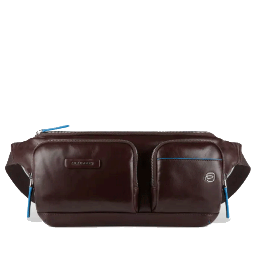 Marsupio Uomo PIQUADRO in Pelle Mogano Linea Blue Square - CA5576B2V