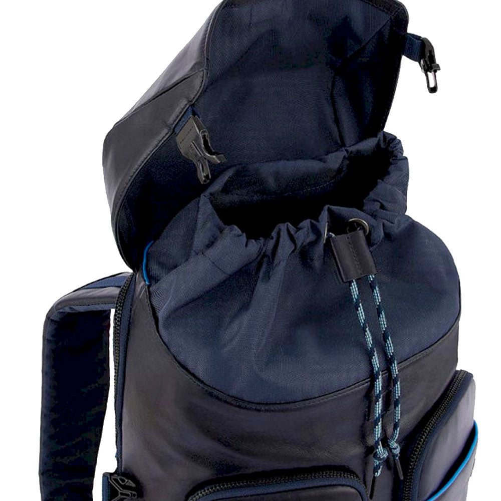 PIQUADRO Zaino Uomo Fast Check in Pelle Blu Linea Blue Square Revamp - CA5578B2V