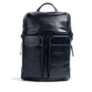 PIQUADRO Zaino Uomo Fast Check in Pelle Blu Linea Blue Square Revamp - CA5578B2V