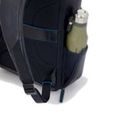 PIQUADRO Zaino Uomo Porta Pc 15,6" e IPad in Pelle Nera Linea Blue Square Revamp - CA5939B2V
