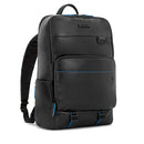 PIQUADRO Zaino Uomo Porta Pc 15,6" e IPad in Pelle Nera Linea Blue Square Revamp - CA5939B2V