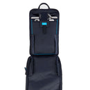 PIQUADRO Zaino Uomo Porta Pc 15,6" e IPad in Pelle Nera Linea Blue Square Revamp - CA5939B2V