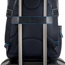 PIQUADRO Zaino Uomo Porta Pc 15,6" e IPad in Pelle Nera Linea Blue Square Revamp - CA5939B2V