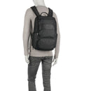 Zaino PIQUADRO porta PC 15,6" in Pelle e Tessuto Linea Gio Colore Nero - CA6010S124