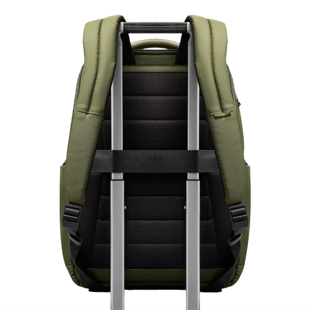 Green Fabric Backpack PIQUADRO Wollem with Laptop Compartment - CA6238W129