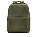 Green Fabric Backpack PIQUADRO Wollem with Laptop Compartment - CA6238W129