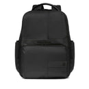 PIQUADRO Rucksack mit Laptopfach 15,6 Zoll aus Stoff und Leder in Schwarz Modell Wollem - CA6239W129