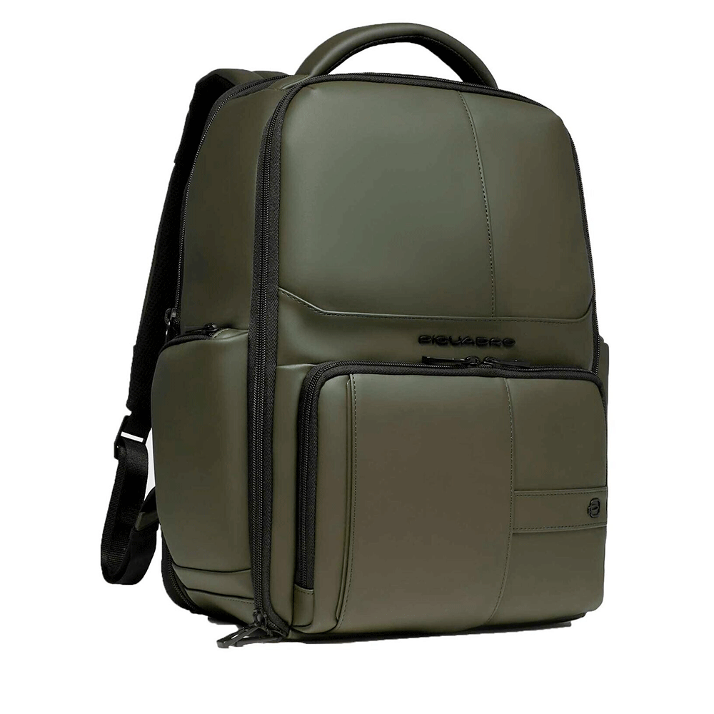 PIQUADRO Fast-Check Wasserabweisender Business-Rucksack CA6239W129W Grün