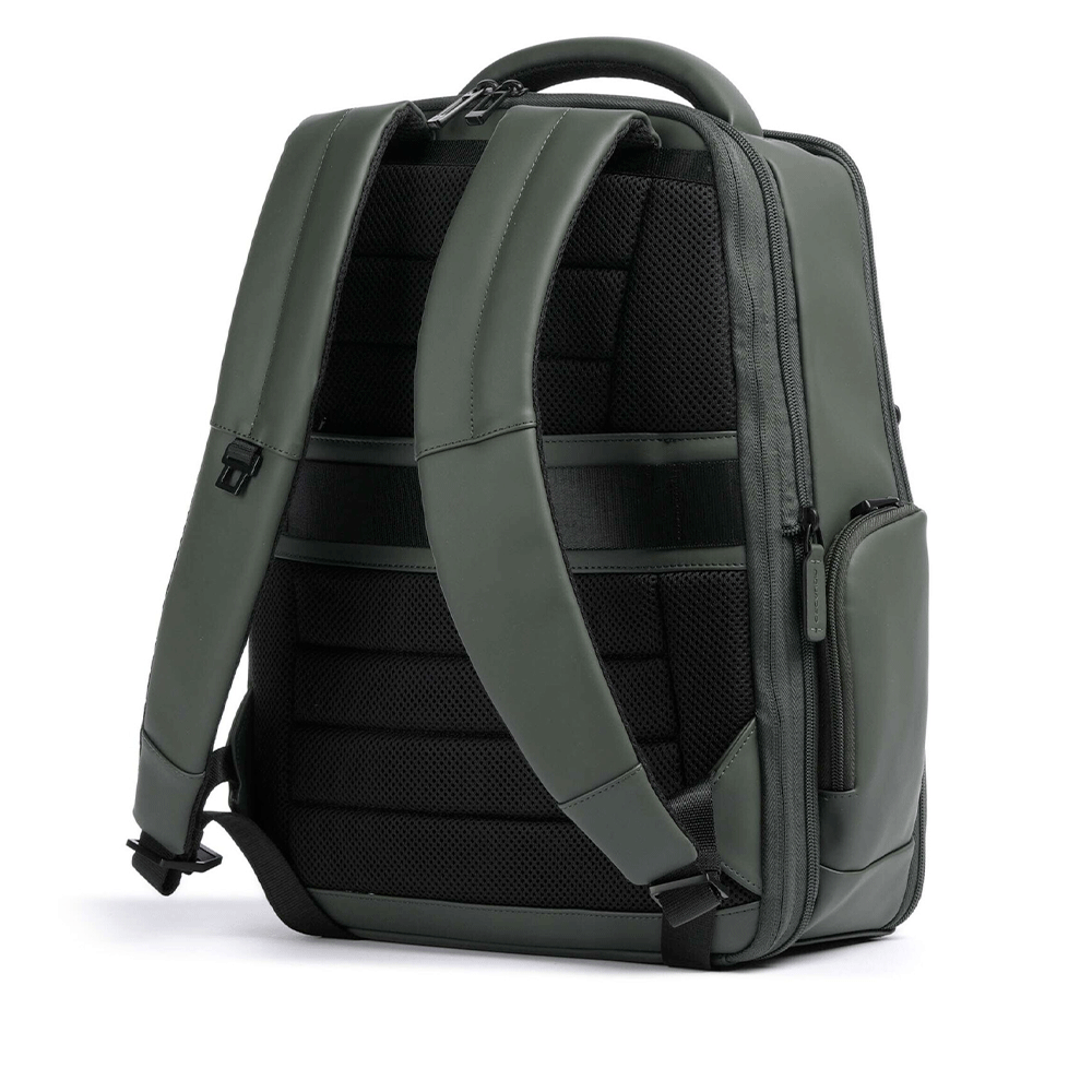 PIQUADRO Fast-Check Wasserabweisender Business-Rucksack CA6239W129W Grün