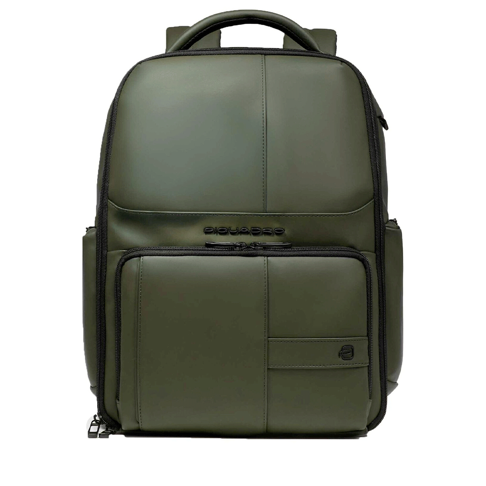 PIQUADRO Fast-Check Wasserabweisender Business-Rucksack CA6239W129W Grün