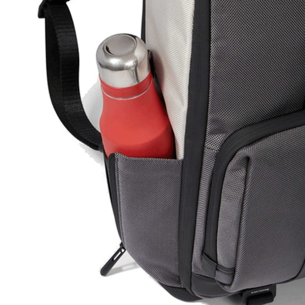 Zaino Uomo PIQUADRO con Porta Pc 14" in Tessuto e Pelle Colore Grigio - Nero Linea Brief Special - CA6375BR2S