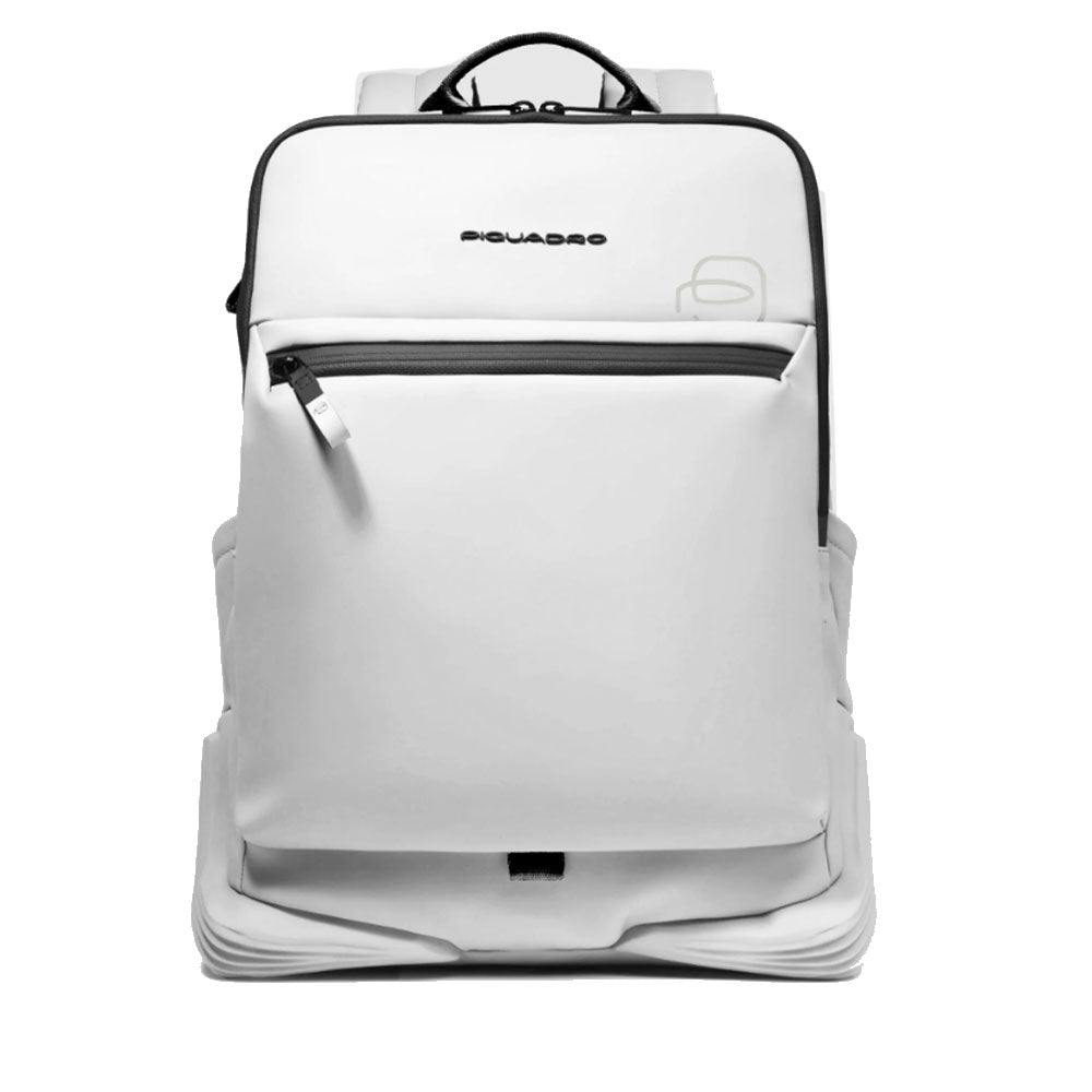 Zaino PIQUADRO Con Porta Pc 14" in Tessuto Bianco Linea Corner 2.0 - CA6464C2OW